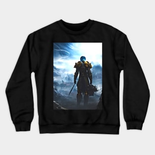 Human/Alien War - Spoils Of War - AI Generated Sci Fi Concept Art - Crewneck Sweatshirt